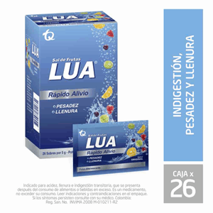 Sal De Frutas Lua Original Caja X 26 Sobres - Lua