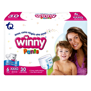 Pañales Winny Pants Etapa 6 Xxxg  X 30 Unidades - Winny
