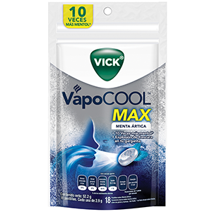 Vick Vapocool Max Menta Artica Bolsa X 18 Caramelos Duros - Vick