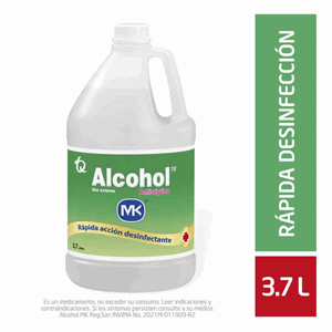 Alcohol Antiseptico Mk Garrafa X 3700 Ml  - Mk