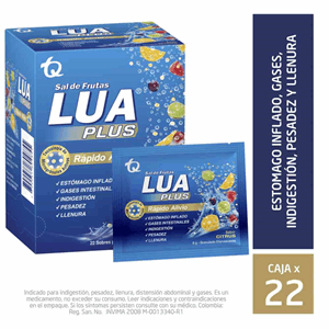 Sal De Frutas Lua Plus Caja X 22 Sobres De 6 G - Lua