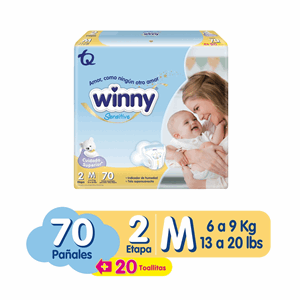 Winny Panal Sensitive Et- 2 M X 70 Ui (gtis Toallitas Gold X 20 Und) - Sin Asignar