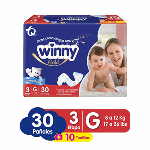 Winny Panal Ultradelgado Gold Et-3 G X 30 Unds (gtis Toall Avena X 10 Und) - Sin Asignar