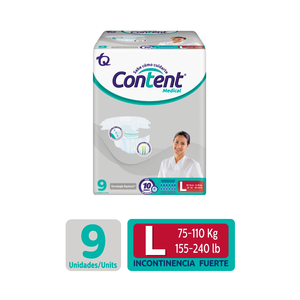 Content Medical L Pañal Bolsa X 9 Unds - Sin Asignar