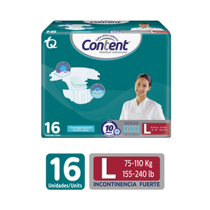 Content Medical Advanced L Pañal Bolsa X 16 Unds - Sin Asignar