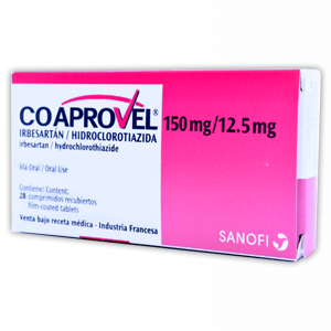 Coaprovel 150 / 12.5 Mg Caja X 28 Comprimidos - Coaprovel