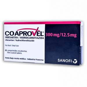 Coaprovel 300/12.5 Mg Caja X 28 Comprimidos Recubiertos - Coaprovel