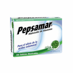 Pepsamar Sabor A Menta Caja X 100 Tabletas Masticables - Pepsamar