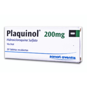 Plaquinol 200 Mg Caja X 20 Tabletas Recubiertas - Plaquinol