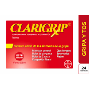 Clarigrip Caja X 24 Tabletas - Clarigrip