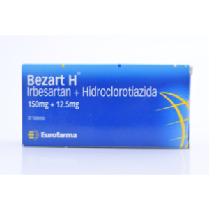 Bezart H 150 Mg/12.5 Mg Caja X 30 Tabletas - Bezart H