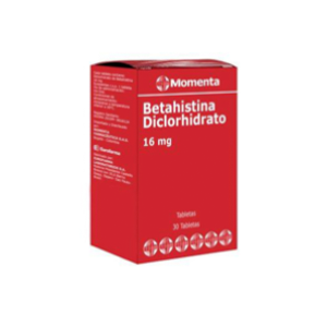 Betahistina Diclorhidrato Momenta 16 Mg Caja X 30 Tabletas - Momenta