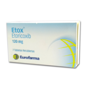 Etox 120 Mg Caja X 7 Tabletas Recubiertas - Etox