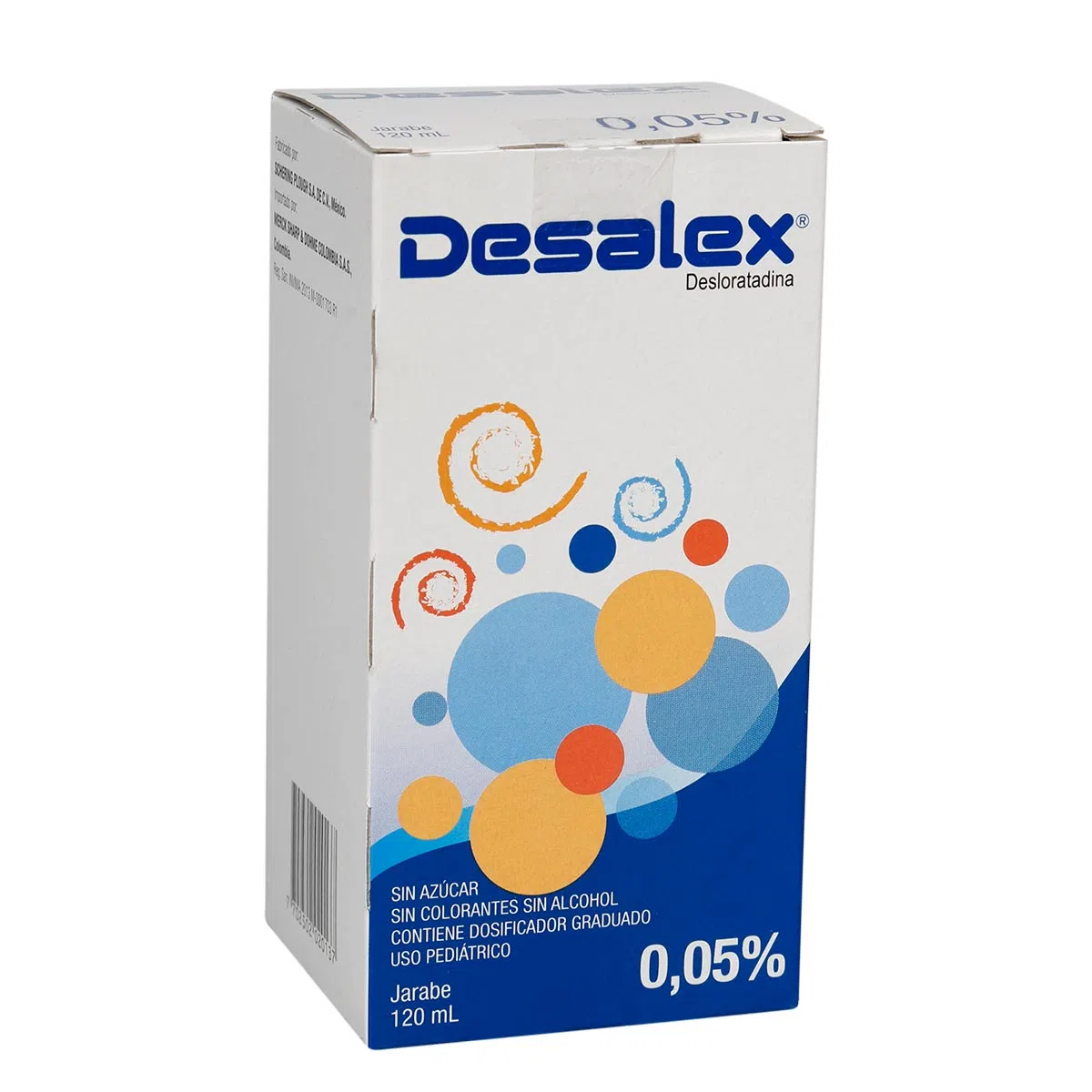 Jarabe Desalex 0.05% Sin Azucar Frasco X 60 Ml Dosificador - Desalex