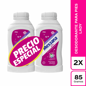 Mexsana Lady C/fragancia Talco 2 X 85 Gr (p/especial) - Sin Asignar