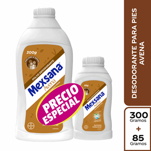 Mexsana Avena C/fragancia Talco X 300 Gr+mexsana Avena X 85 Gr (p/especial) - Sin Asignar