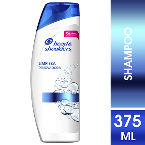 Shampoo Head And Shoulders Limpieza Renovadora Frasco X 375 Ml - Head And Shoulders