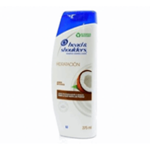 Shampoo Head And Shoulders Hidratacion Aceite De Coco Frasco X 375 Ml - Head And Shoulders 