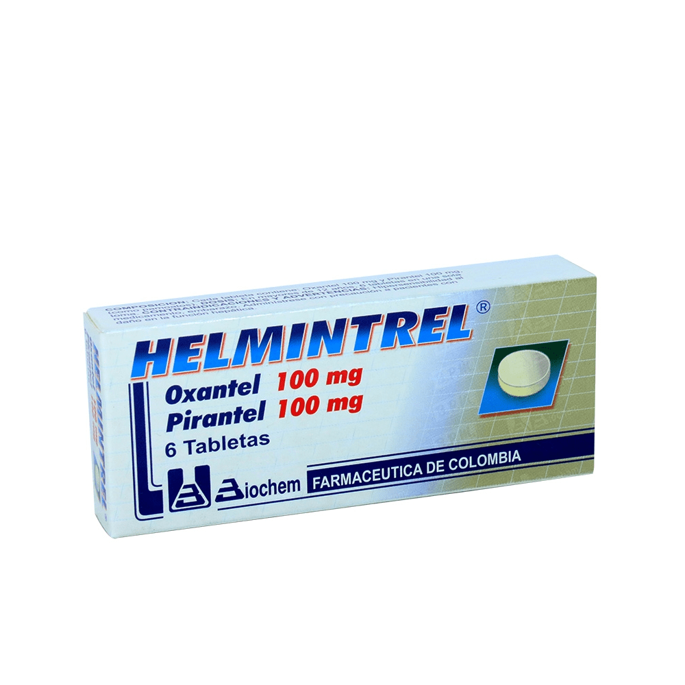 Helmintrel Caja X 6 Tabletas - Helmintrel