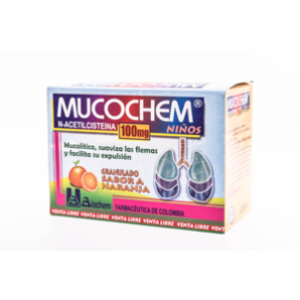 Mucochem Niños Naranja 100 Mg X 30 Sobres - Mucochem