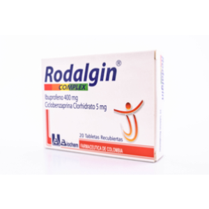 Rodalgin Complex 400/5 Mg Caja X 20 Tabletas Recubierta - Rodalgin