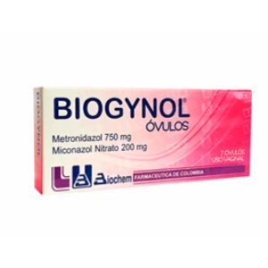 Biogynol 750 / 200 Mg Caja X 7 Ovulos - Biogynol