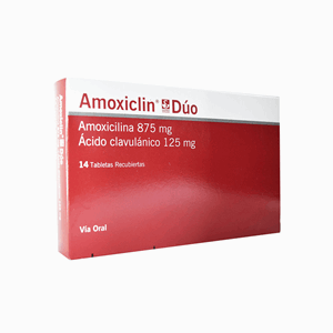 Amoxiclin Duo 875/125 Mg Caja X 14 Tabletas Recubiertas - Sin Asignar