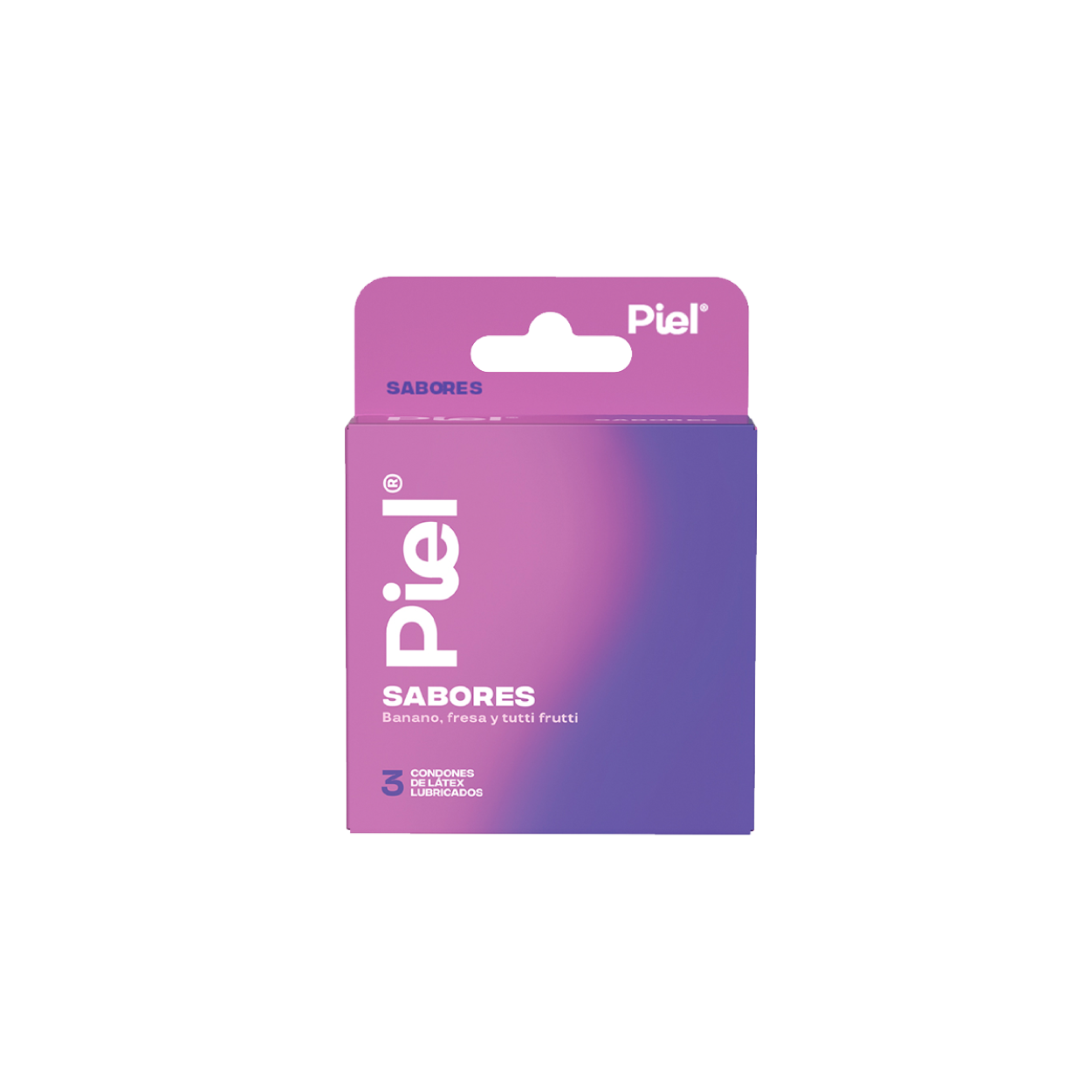 Preservativo Piel Sabores X 3 Unds - Piel