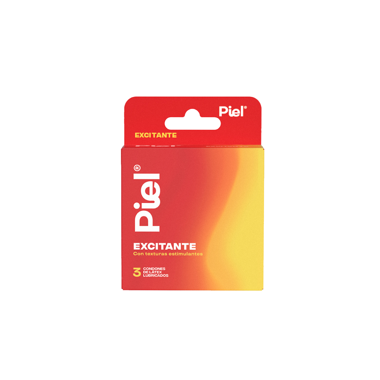 Condon Piel Excitante Caja X 3 Unidades Lubricados - Piel