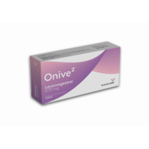 Onive 2 0.75 Mg Caja X 2 Tabletas  - Onive