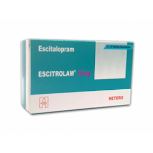 Escitrolam 10 Mg Caja X 30 Tabletas Recubiertas - Escitrolam