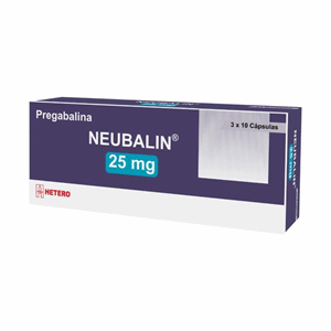 Neubalin 25 Mg Caja X 30 Capsulas - Sin Asignar
