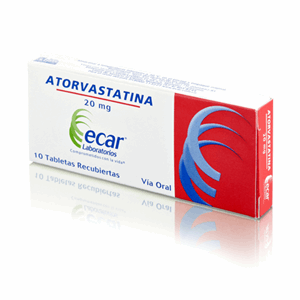 Atorvastatina Ecar 20 Mg Caja X 10 Tabletas Recubiertas - Ecar