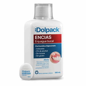 Dolpack Encias Enjuague Bucal Soluc C/clorhexidina Fco X 180 Ml+seda 15 Mt - Sin Asignar