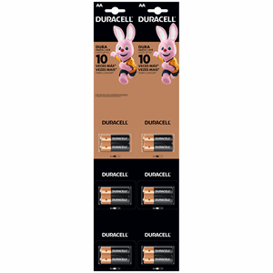 Duracell Pila Alkalina Aa Display X 6 Unidades - Duracell