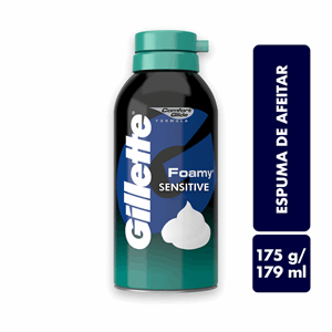 Gillette Espuma De Afeitar Foamy Sensitive Skin X 175 Gr - Gillette