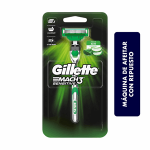 Mach 3 Gillette Sensitive Maquina+cartucho - Gillette