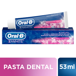 Crema Dental Oral B 3d White Brilliant Fresh X 53 Ml - Oral B