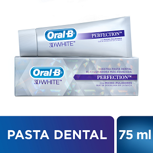 Crema Dental Oral B 3d White Perfection Con Fluor X 75 Ml - Oral B
