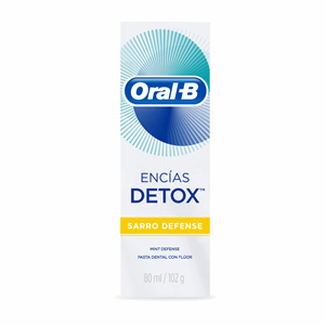 Oral-b Crem Encias Detox Sarro Mint Defense X 80 Ml (102 Gr) - Sin Asignar