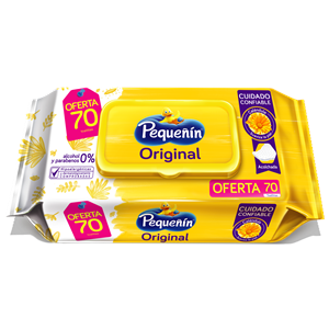  Toallitas Humedas Pequeñin Flat Pack Pague 50 Lleve 70 Unidades - Pequeñin