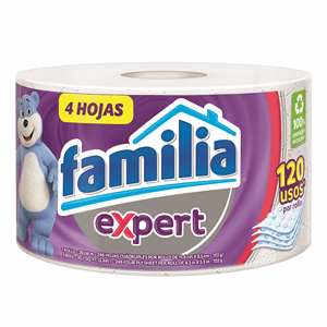 Papel Higienico Familia 4 Hojas Expert X 48 Unidades (120 Usos X Rollo) - Familia