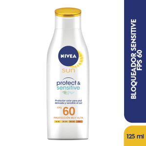 Nivea Sun Protect Y Sensitive Lotion Fps 60 Frasco X 125 Ml - Nivea