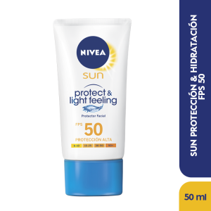 Protector Facial Nivea Light Feeling Spf 50 X 50 Ml - Nivea