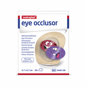 Parche Ocular Junior Leukoplast 4.7/6.7 Cm X 30 Unds Ref.76467-00 - Sin Asignar