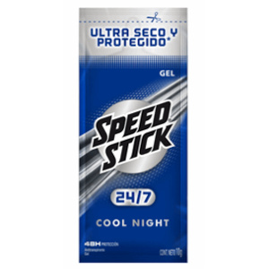 Desodorante Speed Stick 24 / 7 Cool Night Gel X 16 Sobres   2 Gratis - Speed  Stick