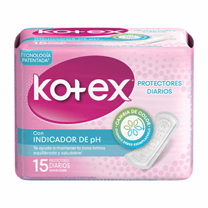 Kotex Protector Diario Con Indicador De Ph X 15 Unds - Sin Asignar