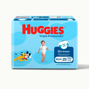 Huggies Triple Proteccion Pañal Xg Etapa 4 X 25 Unds Xtra-protect - Sin Asignar