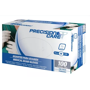 Guantes Desechable Para Examen Precision Talla M X 100 U.i  - Precision Care