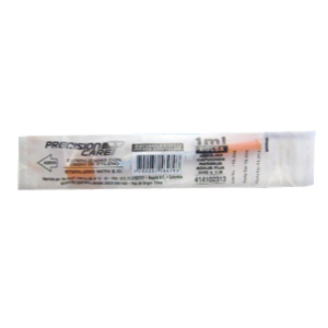 Jeringa Precision Insulina Tapa Naranja 1 Ml 3p 30gx1/2 Eterna - Eterna